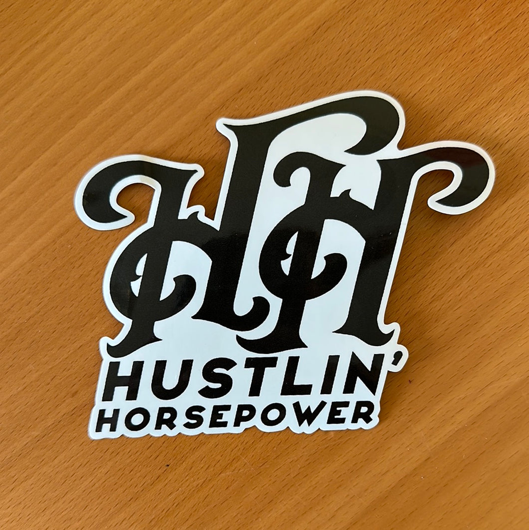Hustlin’ Horsepower Sticker